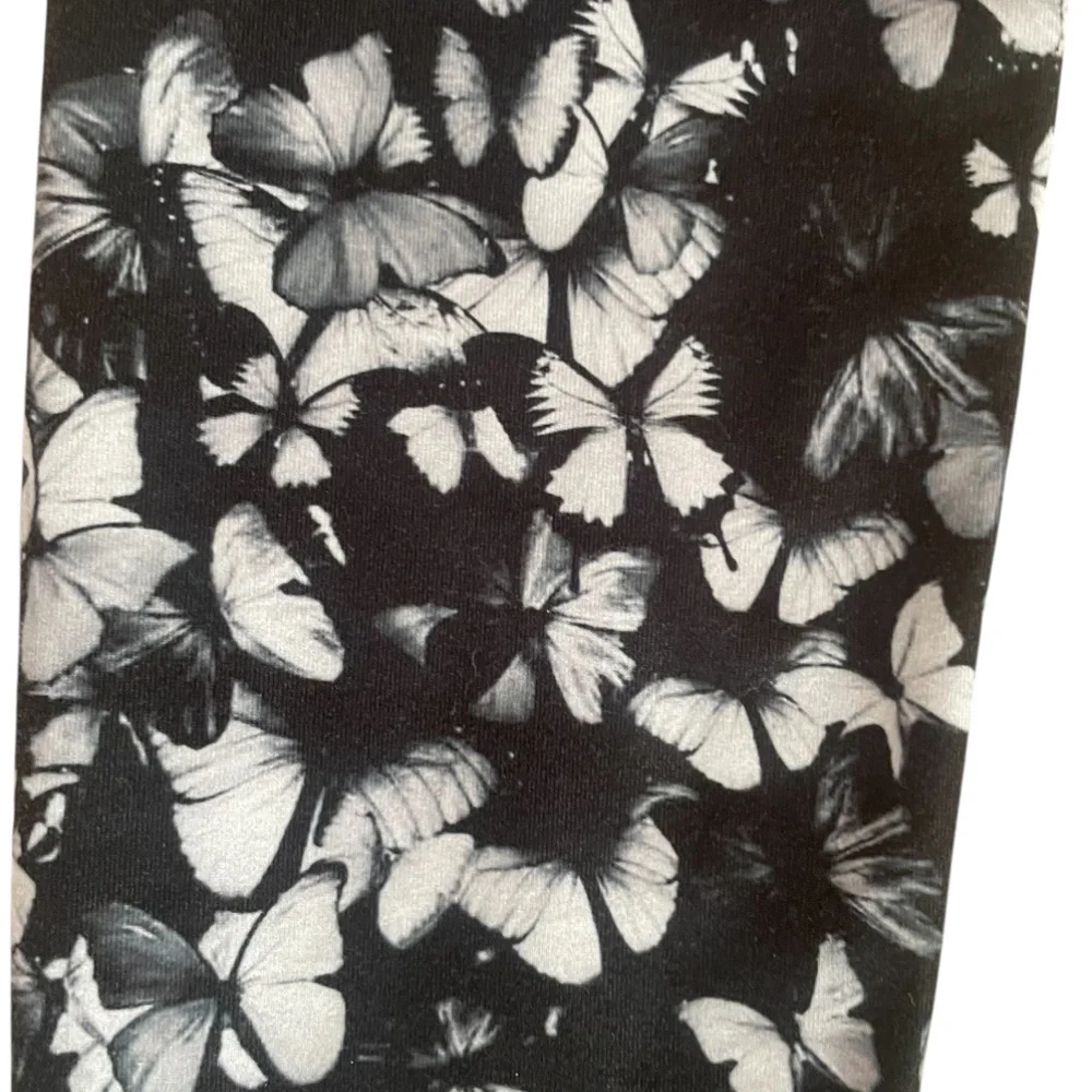 Alo Yoga Black and White  Butterfly Leggings Women’s Size S